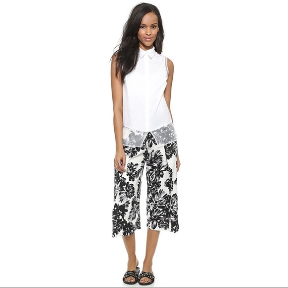 Rebecca Taylor Splashy Flower Culottes - Picture 5 of 8
